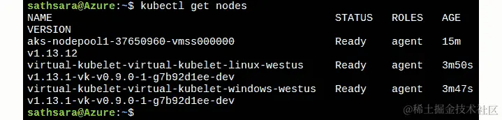 图 6.53：列出 Kubernetes 节点