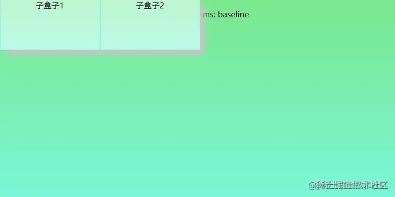align-items--baseline