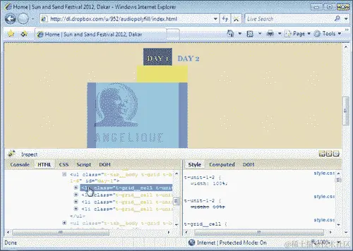 测试我们的网站