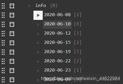 可见2020-06-09那条数据到了最下面