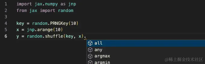VSCode IntelliSense 截图