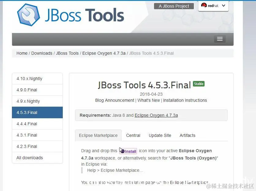 JBoss Tools 4.5.3.Final 