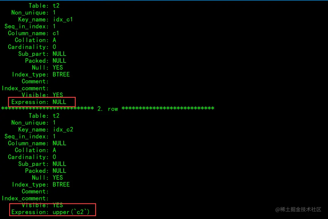 普通索引和函数索引