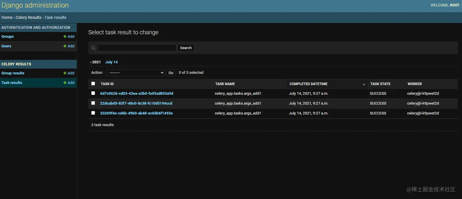 python django与celery的集成一、celery与django 关于celery介绍和使用可以查看上篇Py 掘金