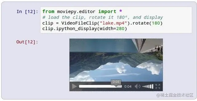 用Python编辑视频：MoviePy