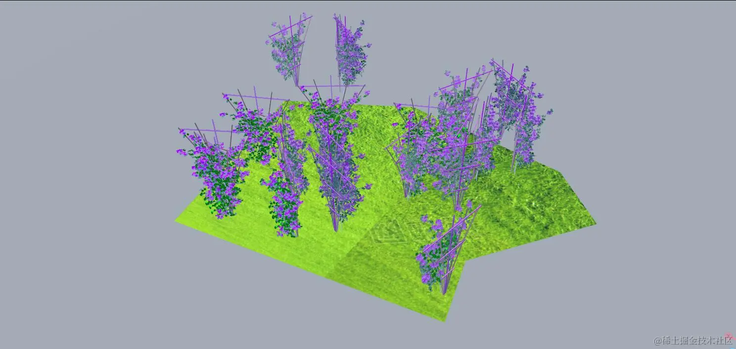 3D孪生场景搭建：模型区域摆放