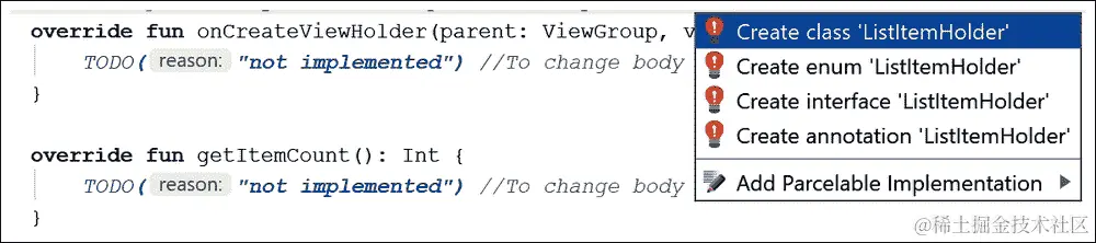 编写 RecyclerAdapter 类
