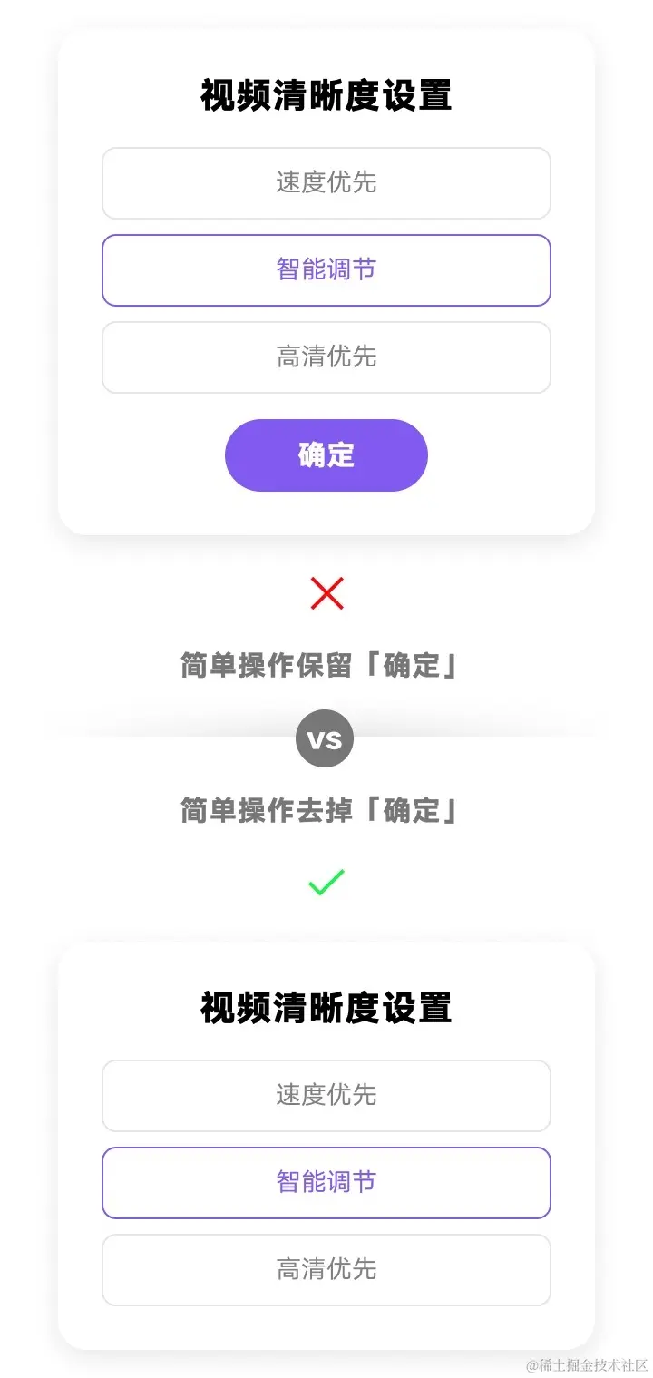 你发现没？确定按钮正慢慢消失......