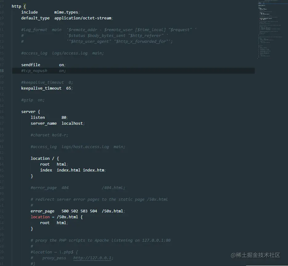 Nginx配置文件的http块