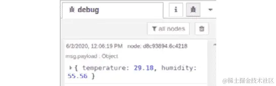 图 10.6 - 确保从传感器模块中可见数据