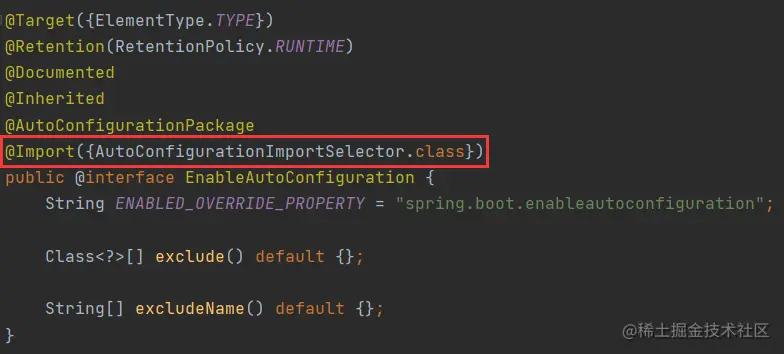 AutoConfigurationImportSelector 类
