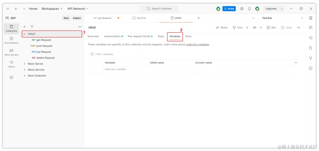 Postman 在不同接口之间传递数据