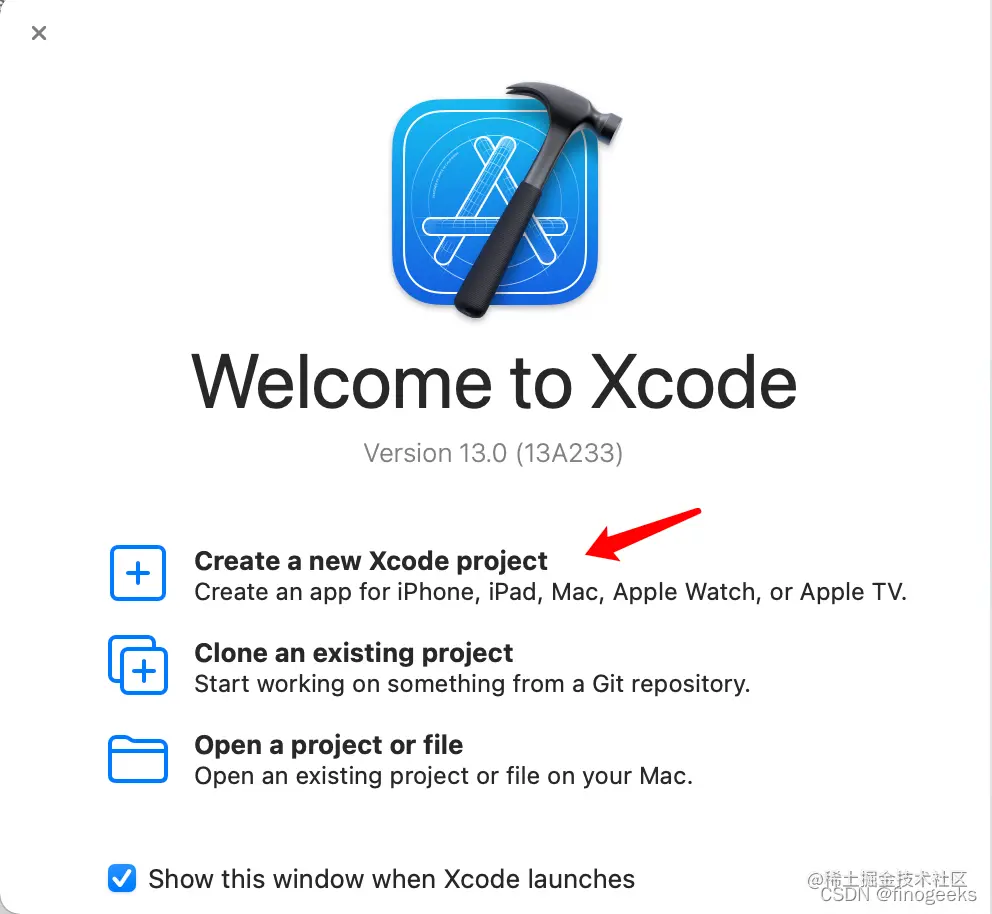 第一行，不要点错了