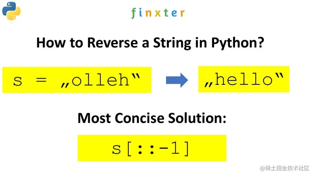 Reverse a String in Python