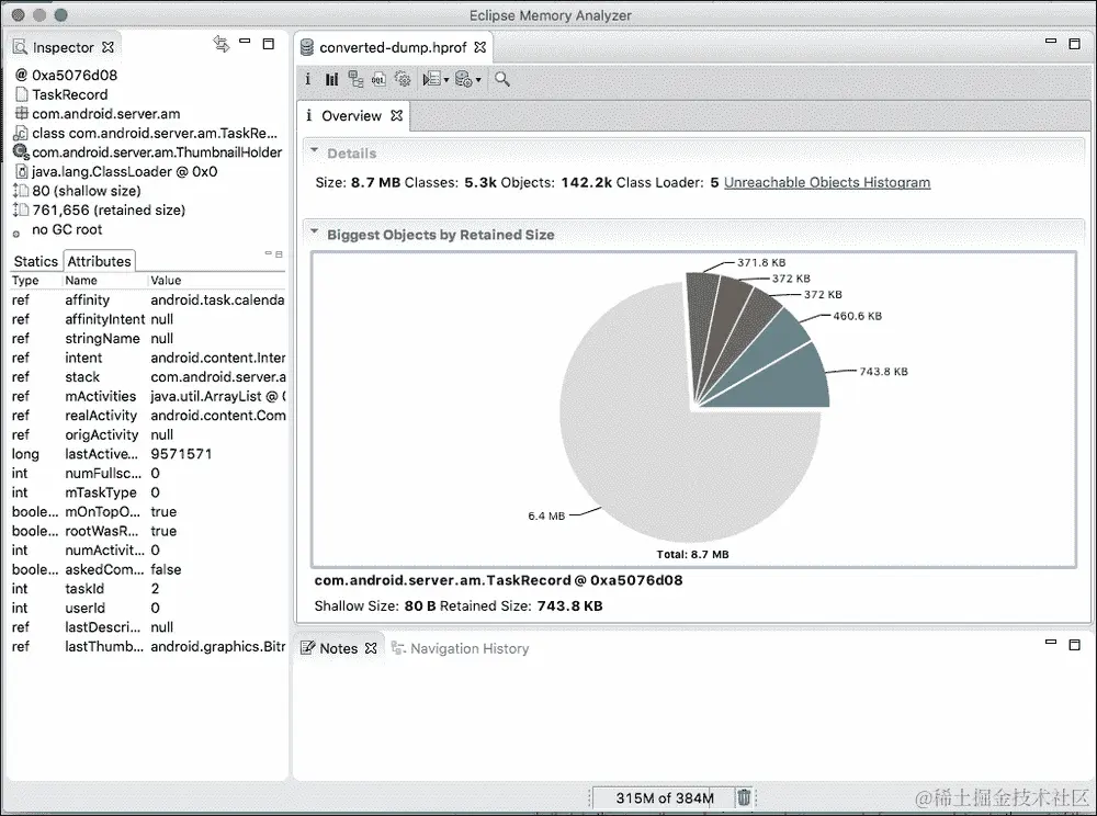 堆分析和可视化