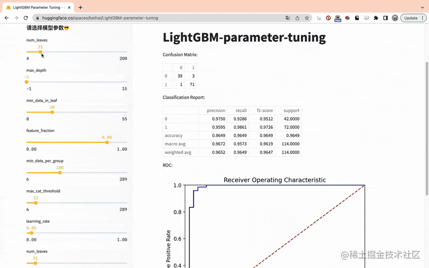 https://huggingface.co/spaces/beihai/LightGBM-parameter-tuning