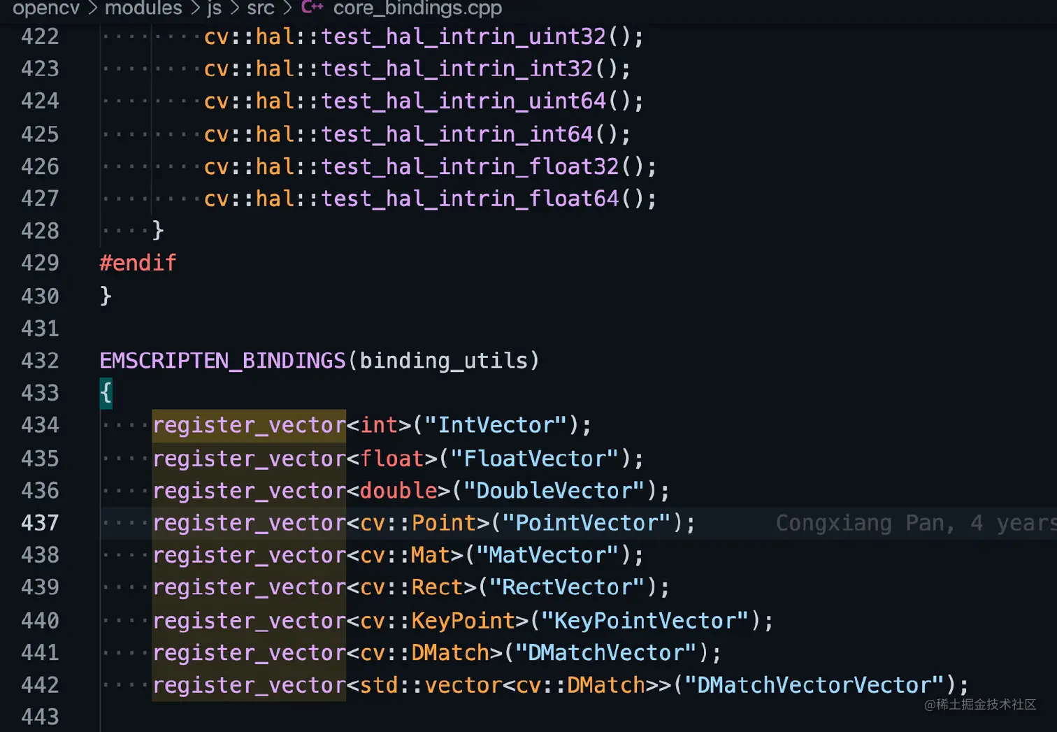 register_vector