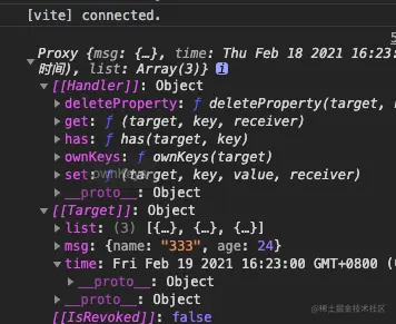 reactive定义数据