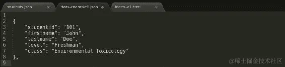 为 Carousel 应用程序构建 JSON 文件