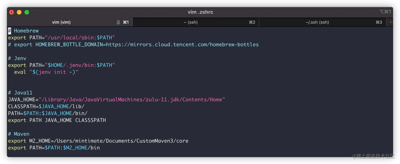 jenv配置在JDK配置之前