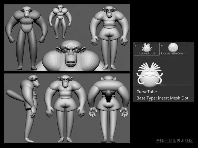 对角色模型进行整理-Renderbus云渲染农场