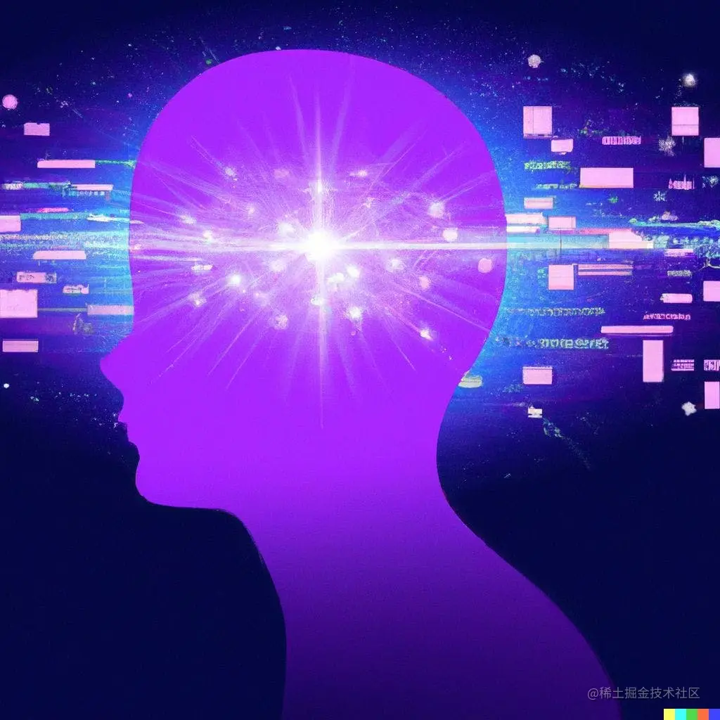 ChatGPT 启动海报的 Dall-E 数字艺术版本