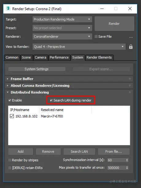 由于错误或用户干预而导致渲染中断的任何计算机都将能够重新加入渲染
