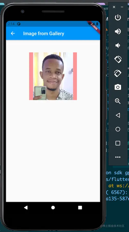 Flutter Image Picker From Gallery Example