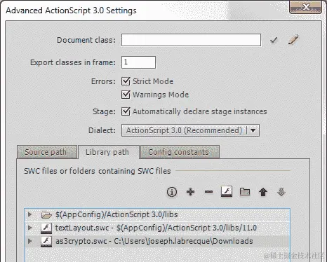 将.SWC 包包含到 Flash Professional 项目的操作指南