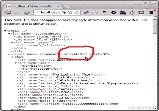 将示例文档添加到 Solr 索引