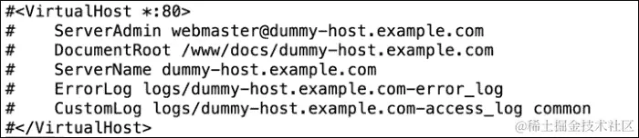 基于名称的 Apache 虚拟主机
