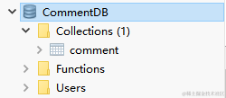 数据库中则为CommentDB