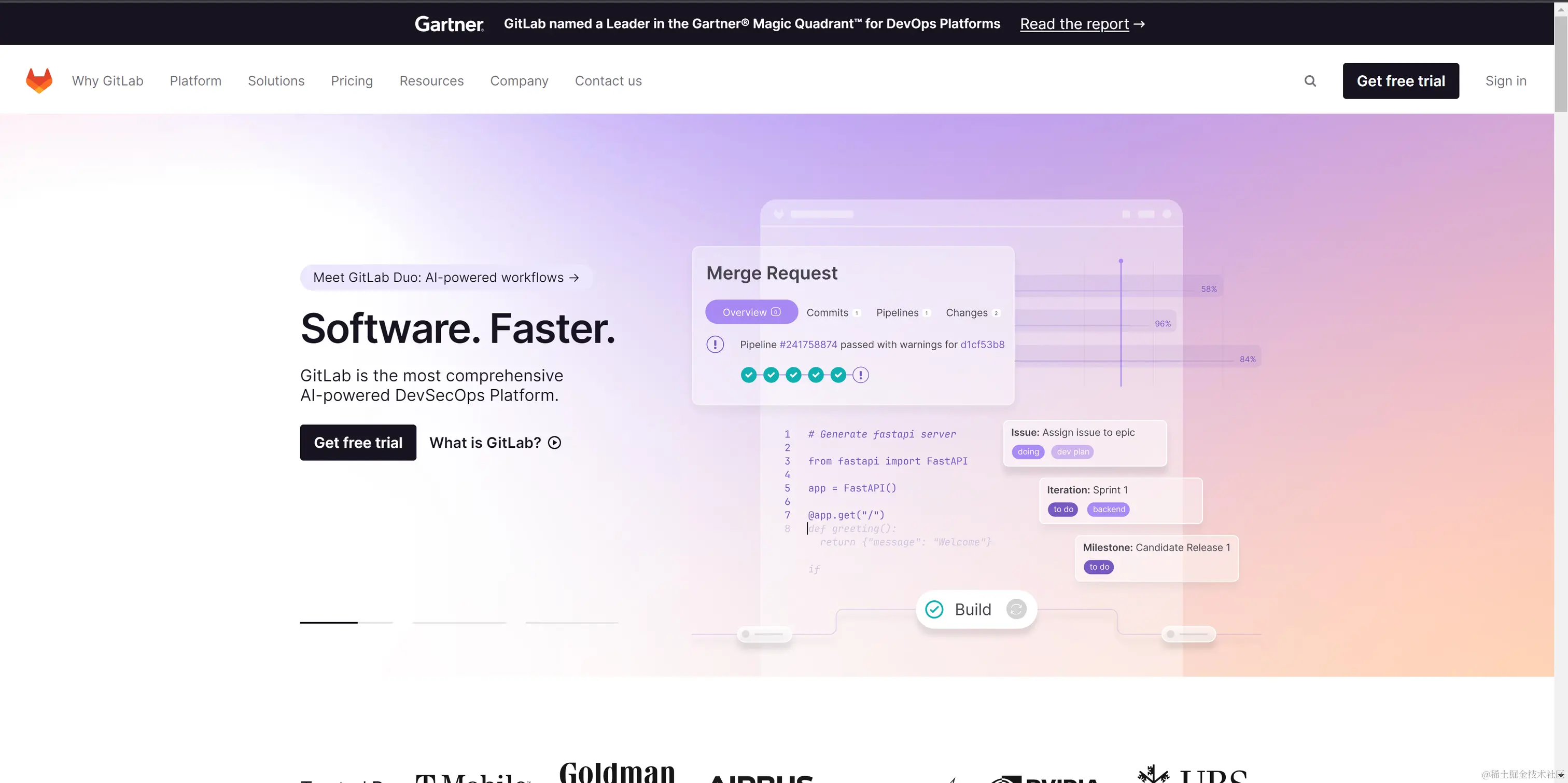 GitLab官网