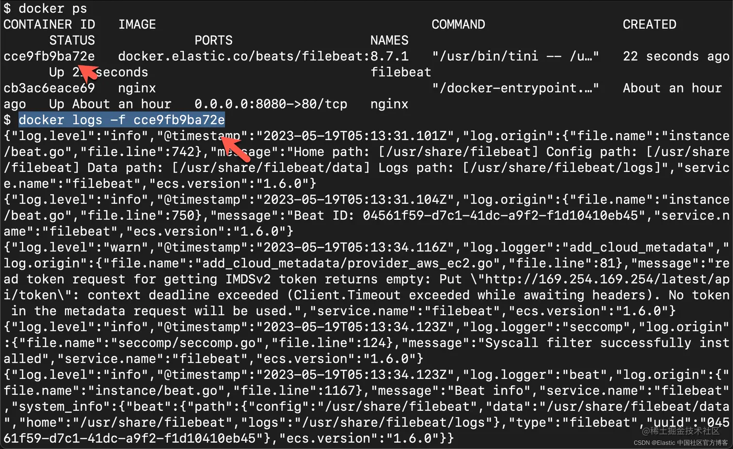 Beats：如何在 Docker 容器中运行 Filebeat今天在这篇博客中，我们将学习如何在容器环境中运行 File 掘金