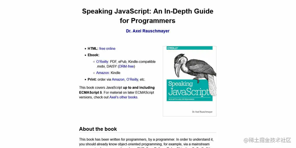 Speaking JavaScript