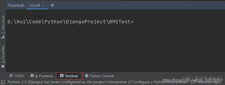 PyCharm Terminal终端