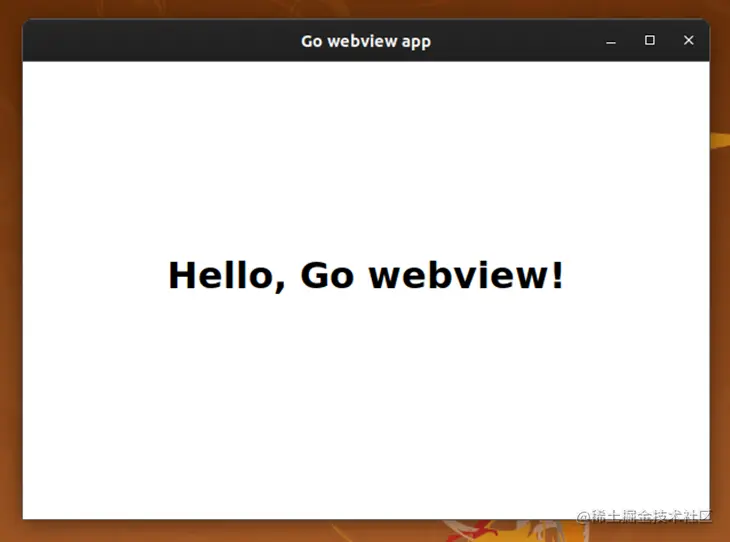 A simple desktop app built using Go webview