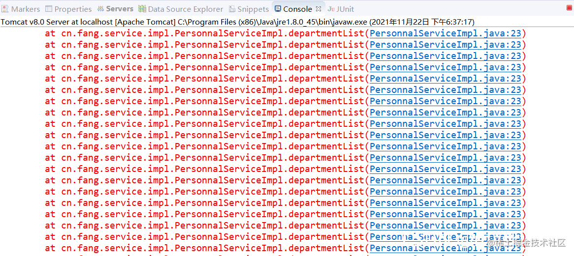 Handler dispatch failed nested exception is java lang