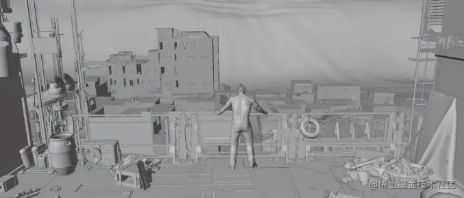 中景房屋资产和前景链接-Renderbus瑞云渲染农场