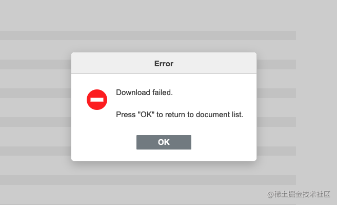 Download failed.
