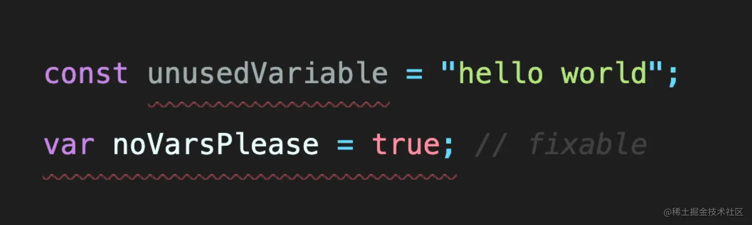 gif of eslint in action