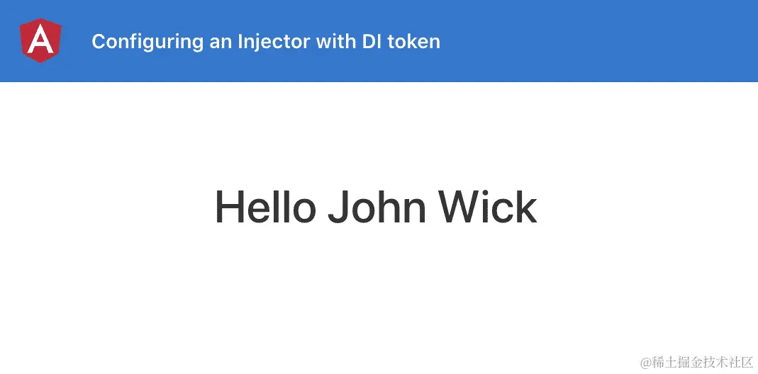 图 3.1- ng-di-token 应用程序在 http://localhost:4200 上运行