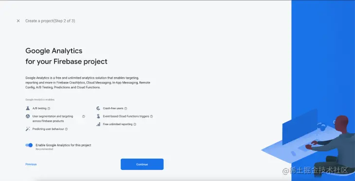Enable Google Analytics