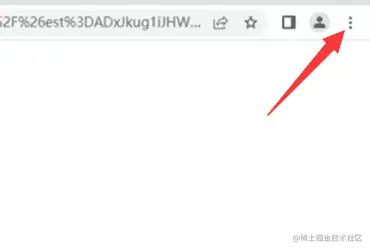 点击谷歌浏览器右上角的三个点