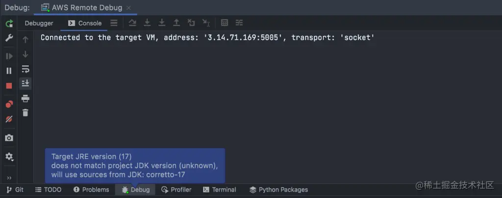 Remote Debug Console