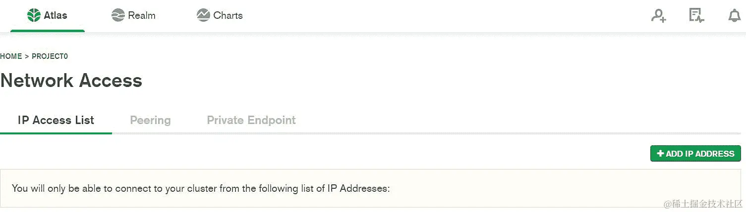 图 3.6：添加 IP 地址列表