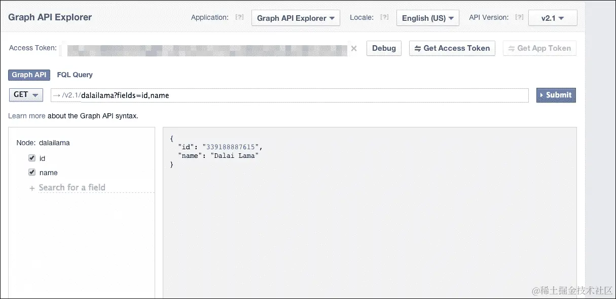 Facebook Graph API 概述