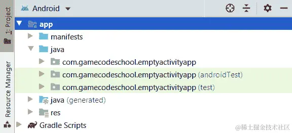 图 3.5 - 展开 java 文件夹
