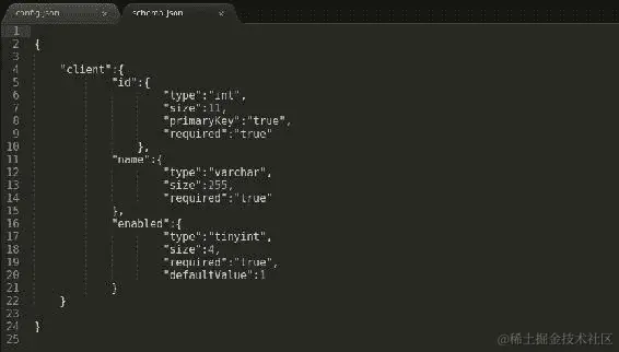 用于存储元数据的 JSON