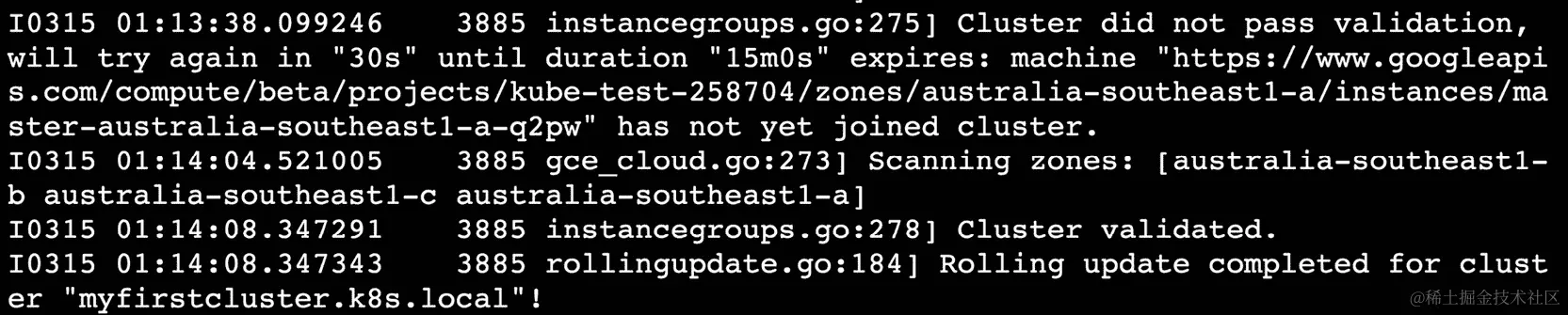 图 18.21：对我们的第一个实例组应用滚动更新